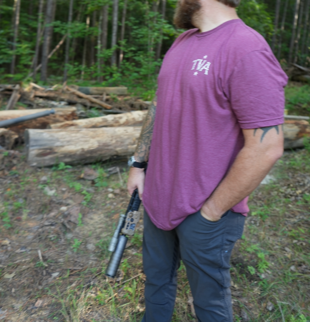 Western "Always Ready" T-Shirt (Maroon)