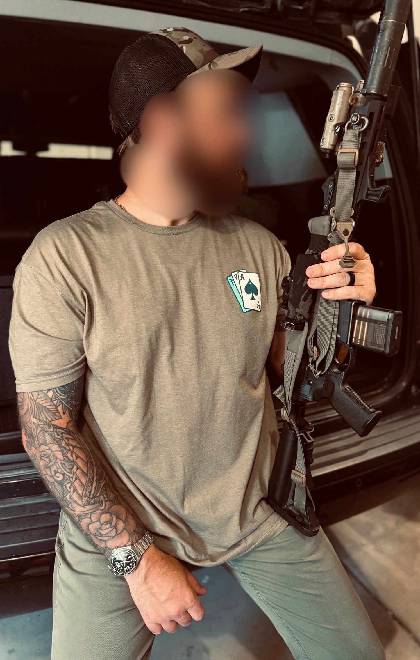"The Voodoo Man" T-Shirt Tan