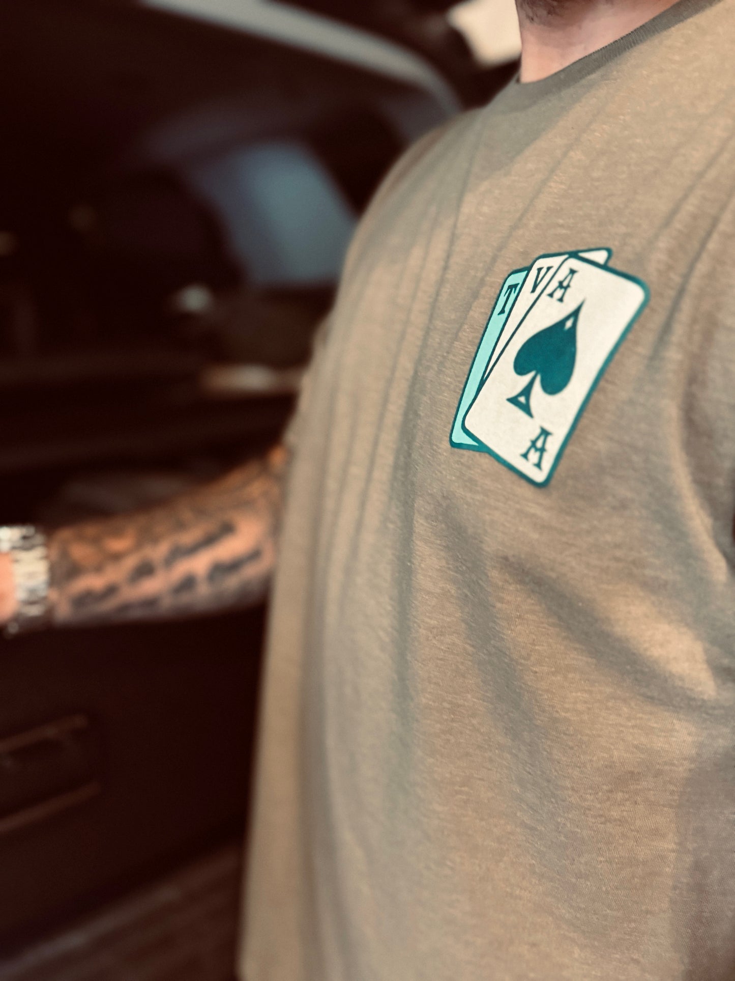 "The Voodoo Man" T-Shirt Tan