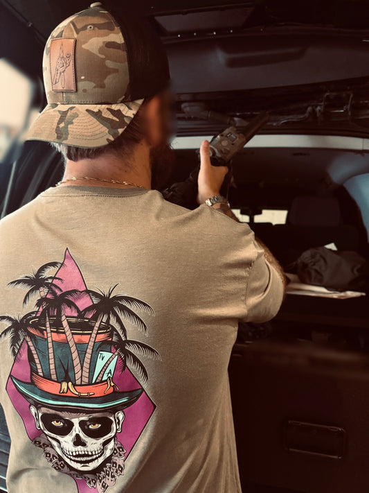 "The Voodoo Man" T-Shirt Tan